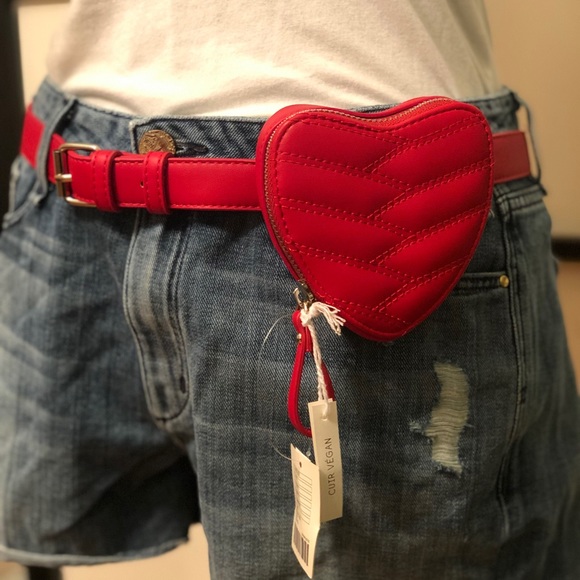 Urban Outfitters Handbags - Urban outfitters red heart ❤️ Fanny pack
